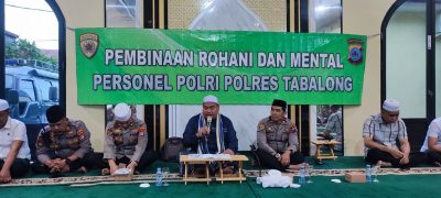 Binrohtal Polres Tabalong: Tingkatkan Rasa Syukur dan Ambil Hikmah Kehidupan