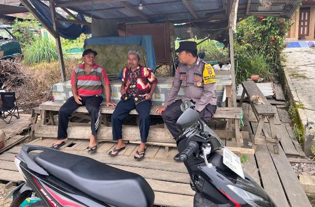 Sambang Dialogis Ke Masyarakat, Patroli Polsek Haruai Himbau Kamtibmas
