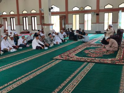 Polsek Muara Harus Pastikan Keamanan Kegiatan Safari Dakwah KH. Muhammad Nur Effendi di Wilayah Kec. Muara Harus