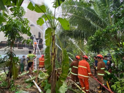 Sarang Burung Walet di Desa Mantuil Terbakar Diduga Akibat Sambaran Petir