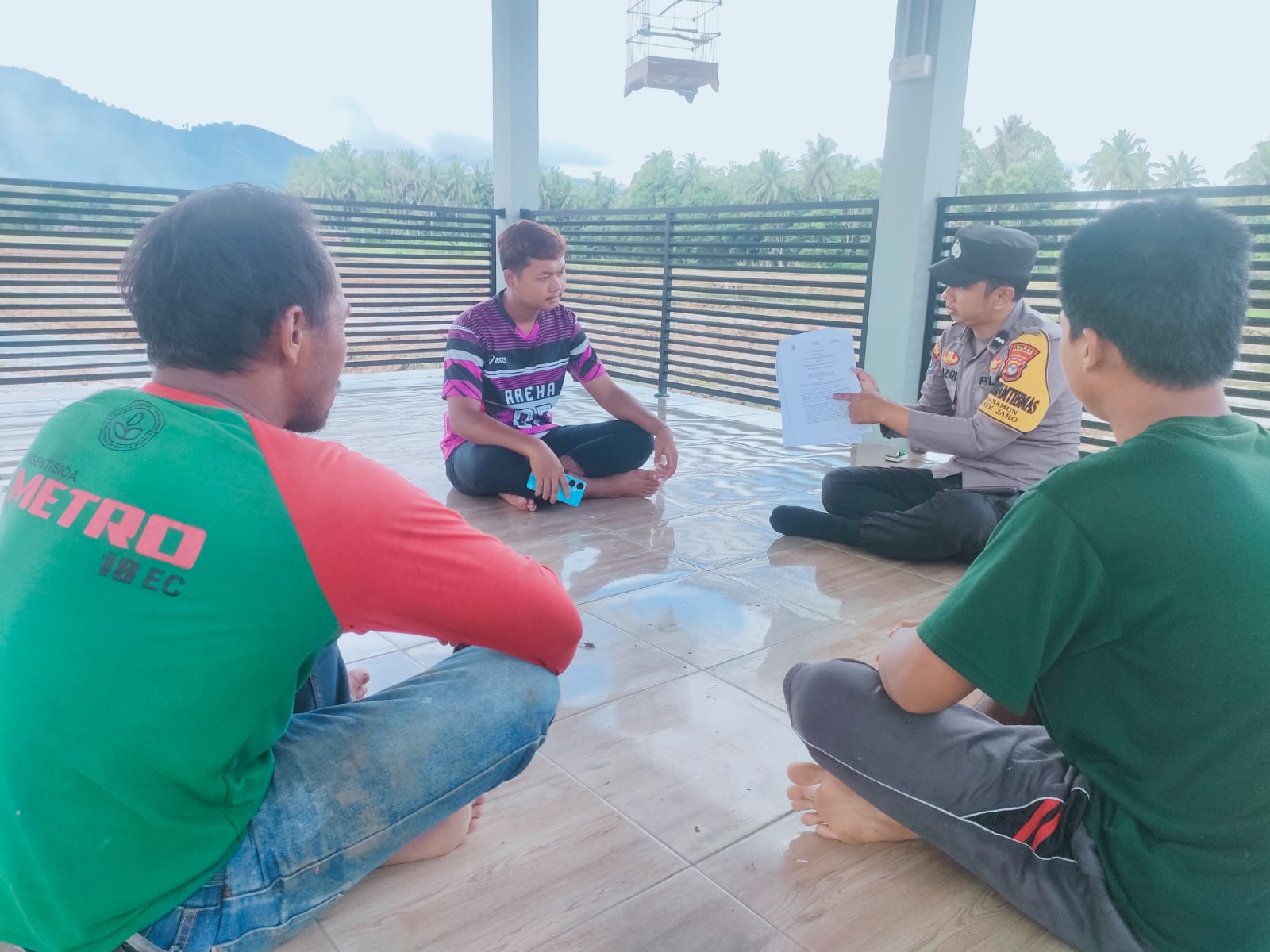 Polsek Jaro Sosialisasi Akses Pinjaman Himbara, Dorong Permodalan Petani Lokal