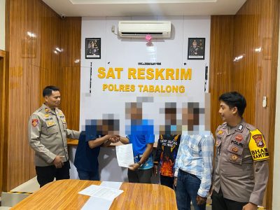 Polsek Muara Harus Amankan Pria Pembawa Senjata Tajam, Permasalahan Diselesaikan Secara Musyawarah Mufakat