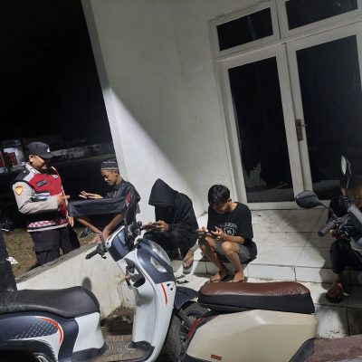 Jaga Kondusivitas Malam Hari, Polsek Muara Harus Sambangi Remaja yang Sedang Nongkrong