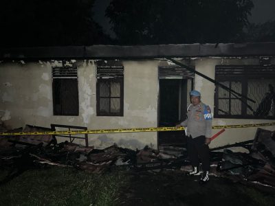 Puskesmas Pembantu Di Desa Padang Panjang Terbakar, Kerugian Capai 150 Juta Rupiah