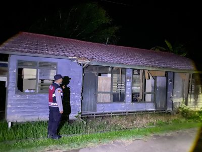 Cegah Kebakaran & Kejahatan, Polsek Muara Harus Gelar Patroli Malam ke Rumah Kontrakan Kosong