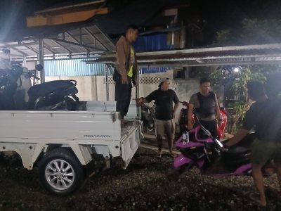 Polsek Tanjung Tindak Balap Liar di Wikau Kambitin, Empat Sepeda Motor Diamankan