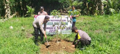 Sambut Hari Bhayangkara ke-80, Polsek Jajaran Polres Tabalong Tanam 1.000 Pohon Melalui Gerakan Indonesia Asri