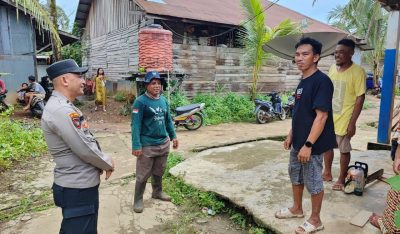 Perkuat Kedekatan dengan Masyarakat dan Jaga Kamtibmas Kondusif, Polsek Haruai gelar Patroli