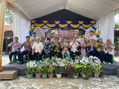 Kapolsek Muara Harus yang diwakili Bhabinkamtibmas Hadiri Kegiatan Perpisahan SMPN 1 Muara Harus Tahun Pelajaran 2025/2026
