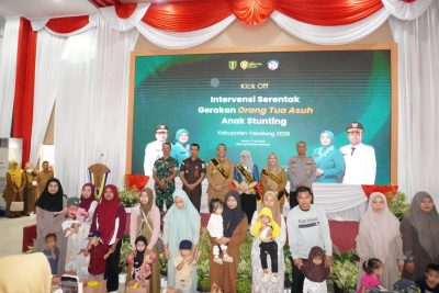 Polres Tabalong Hadiri Kick Off Intervensi Serentak Gerakan Orang Tua Asuh Anak Stunting di Kabupaten Tabalong