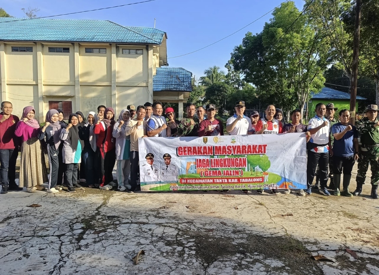Kecamatan Bersama Polsek dan Koramil Tanta Serta Masyarakat Sekitar Laksanakan GEMA JALIN di Desa Tanta