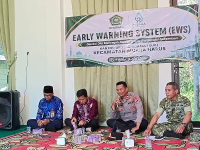 Kapolsek Muara Harus Jadi Narasumber di Kegiatan Early Warning System (EWS) Tahun 2026