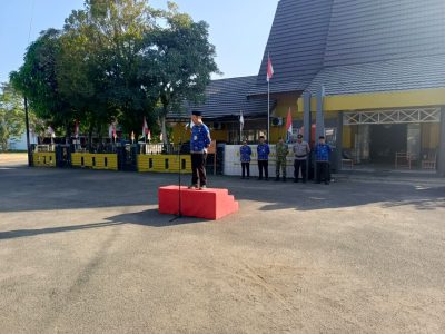 Polsek Muara Harus Ikuti Upacara Hari Kesadaran Nasional Di Kecamatan Muara Harus