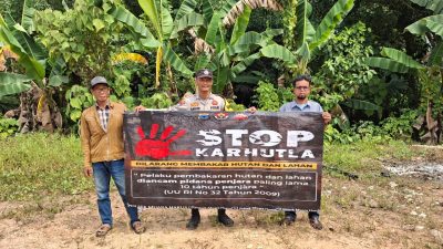 Polsek Muara Harus Sosialisasi Larangan Bakar Lahan, Tekan Risiko Karhutla