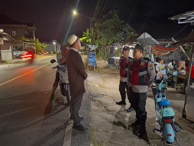 Ciptakan Situasi Kondusif, Personil Polsek Muara Harus Berpatroli Malam