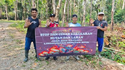Polsek Jajaran Polres Tabalong Gencarkan Sosialisasi Cegah Karhutla, Ajak Warga Lindungi Hutan dan Lingkungan
