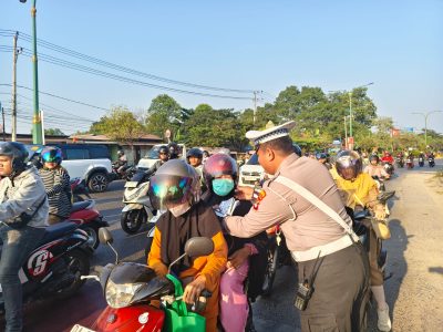 Bersama Ciptakan Jalan yang Aman, Satlantas Polres Tabalong Edukasi Pengguna Jalan