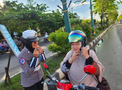 Bersama Jaga Keselamatan, Satlantas Tabalong Dekatkan Pesan Tertib Berlalu Lintas