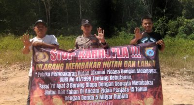 Polsek Tanta Edukasi Warga Cegah Karhutla, Ingatkan Bahaya dan Konsekuensi Hukum Pembakaran Lahan