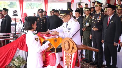 Upacara Detik-Detik Proklamasi HUT Ke-81 Kemerdekaan RI di Kabupaten Tabalong Berlangsung Khidmat