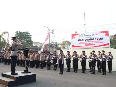 Polres Tabalong Gelar Upacara Peringatan Hari Juang Polri