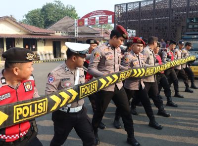 Polres Tabalong Gelar Latihan Dalmas Tingkatkan Kesiapsiagaan Personel